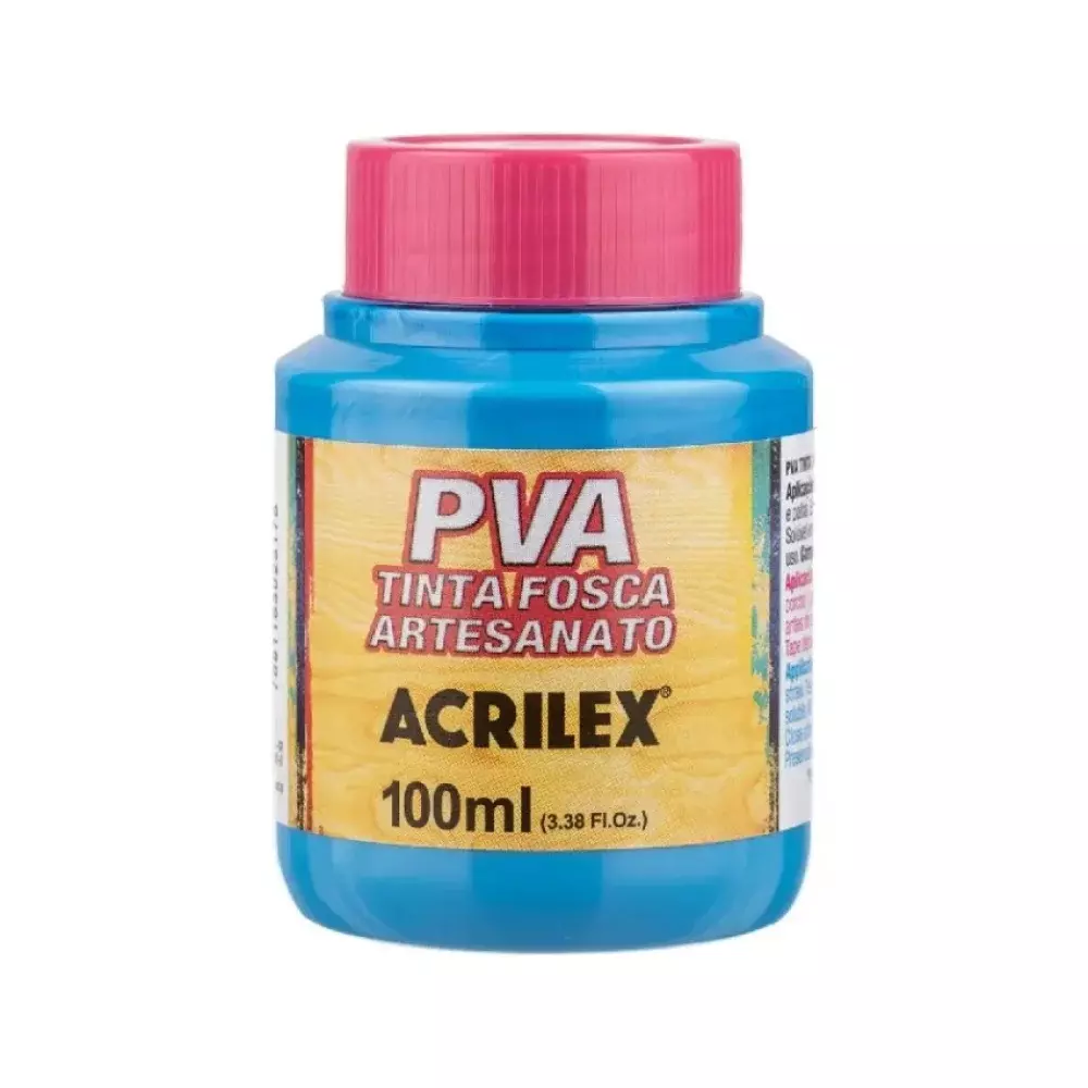 TINTA PVA FOSCA 100 ML AZUL CELESTE 503 ACRILEX