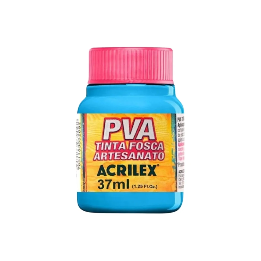 TINTA PVA FOSCA 37 ML AZUL CELESTE 503 ACRILEX