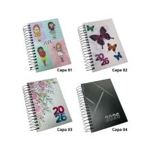 AGENDA 2026 ESPIRAL CAPA SORTIDAS 100 X 150 MM 5000 LORIGRAF