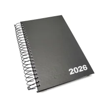 AGENDA 2026 ESPIRAL PRETA 125 X 195 MM 2001 LORIGRAF