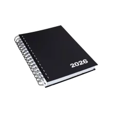 AGENDA 2026 ESPIRAL WIRE-O PRETA 150 X 210 MM 3001 LORIGRAF