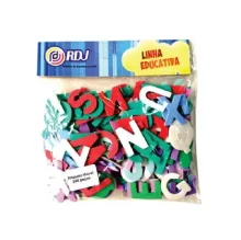 ALFABETO MÓVEL EVA C/ 248 PEÇAS REF 426 RDJ