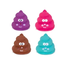 APONTADOR C/ DEPOSITO + BORRACHA POOP CORES SORTIDAS BO0308 BRW