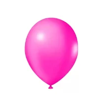 BALÃO Nº 9 LISO C/ 25 UN NEON ROSA SÃO ROQUE