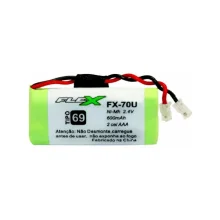 BATERIA PARA TELEFONE SEM FIO 600MAH 2.4V FX-70U FLEX