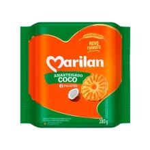 BISCOITO AMANTEIGADO COCO 280G MARILAN