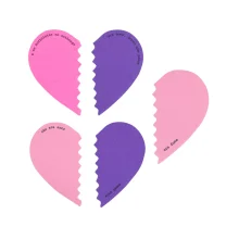 BLOCO ADESIVO 40 X 65 MM C/ 30 FLS SÁTIRA AMOR CORES E FRASES SORTIDAS BA0201 BRW