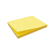 BLOCO ADESIVO 76 X 102 MM C/ 100 FLS AMARELO ADERTAC ADERE