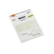 BLOCO ADESIVO 76 X 76 MM C/ 20 FLS TRANSPARENTE BA7659 BRW