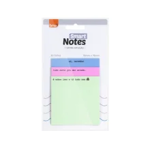 BLOCO ADESIVO 76 X 76 MM C/ 30 FLS SÁTIRA INTUIÇÃO BA8011 BRW