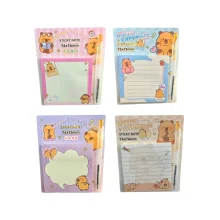 BLOCO ADESIVO 76 X 76 MM C/ 70 FLS + CANETA CAPIVARA SORTIDOS BLOCO ADESIVO 76 X 76 MM C/ 70 FLS + CANETA CAPIVARA SORTIDOS