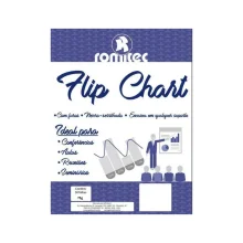 BLOCO FLIP CHART C/ 50 FLS 4456 ROMITEC