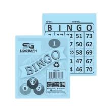 BLOCO P/ BINGO AZUL C/ 100 FLS 4089 SIDGRAPH