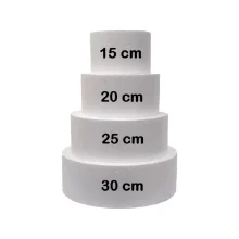 BOLO DE ISOPOR 30 X 10 CM REDONDO