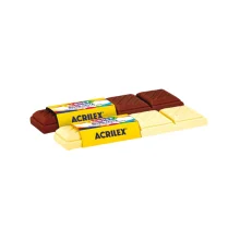 BORRACHA CHOCOLATE CORES SORTIDAS 21939 ACRILEX BORRACHA CHOCOLATE CORES SORTIDAS 21939 ACRILEX