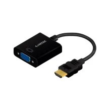 CABO CONVERSOR VGA FÊMEA X HDMI MACHO LE-4121 IT BLUE