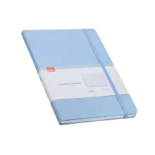 CADERNETA BROCHURA CAPA DURA A-5 AZUL PASTEL 80 FLS NB0006 BRW