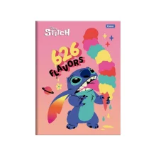 CADERNO CAPA DURA 1/4 BROCHURA 80 FLS STITCH FORONI