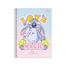 CADERNO CAPA DURA UNIVERSITÁRIO 1 X 80 FLS STITCH FORONI