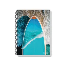 CADERNO CAPA DURA UNIVERSITÁRIO 1 X 80 FLS UP MASCULINO PAUTA BRANCA