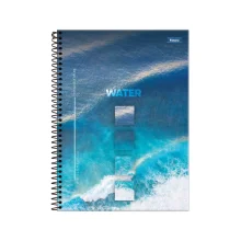 CADERNO CAPA DURA UNIVERSITÁRIO 10 X 160 FLS 4 ELEMENTOS FORONI