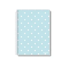 CADERNO CAPA DURA UNIVERSITÁRIO 10 X 160 FLS LOOP FEMININO PAUTA BRANCA