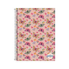 CADERNO CAPA DURA UNIVERSITÁRIO 1 X 80 FLS PEPPER FEMININO TILIBRA