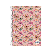 CADERNO CAPA DURA UNIVERSITÁRIO 10 X 160 FLS PEPPER FEMININO TILIBRA