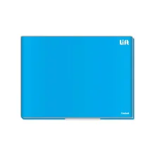 CADERNO CARTOGRAFIA CAPA DURA BROCHURA 80 FLS LIFT AZUL CREDEAL