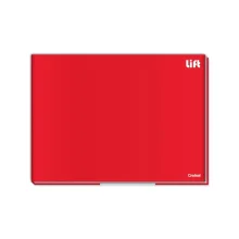 CADERNO CARTOGRAFIA CAPA DURA BROCHURA 80 FLS LIFT VERMELHO CREDEAL