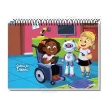 CADERNO MEIA PAUTA ESPIRAL CAPA DURA 80 FLS FEMININO CREDEAL