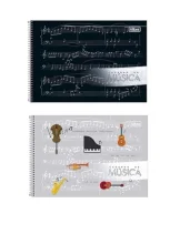 CADERNO DE MUSICA PEQUENO CD 80 FLS 306193 TILIBRA