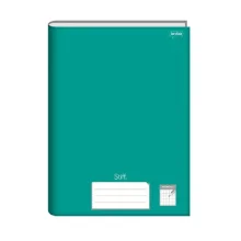 CADERNO UNIVERSITÁRIO 7 X 7 MM BROCHURA CAPA DURA QUADRICULADO 96 FLS VERDE JANDAIA
