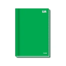 CADERNO UNIVERSITÁRIO CAPA DURA BROCHURA 96 FLS VERDE LIFT CREDEAL