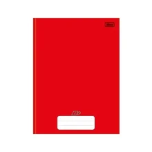 CADERNO UNIVERSITÁRIO CAPA DURA BROCHURA 48 FLS VERMELHO D+ TILIBRA
