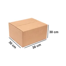 CAIXA DE PAPELÃO Nº1 30 X 30 X 30 CM 51 JUSSARA