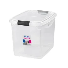 CAIXA ORGANIZADORA C/ TAMPA 11 L CRISTAL SR911 SANREMO