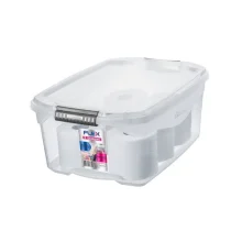 CAIXA ORGANIZADORA C/ TAMPA 20 L CRISTAL SR931 SANREMO