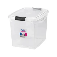 CAIXA ORGANIZADORA C/ TAMPA 29 L CRISTAL SR941 SANREMO