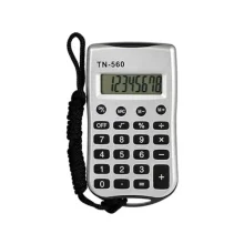 CALCULADORA 8 DIG C/ CORDÃO TN-560 TN
