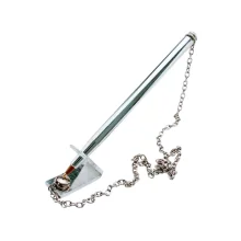 CANETA C/ FIXADOR DE MESA ( V ) ALUMINIO C/ CORRENTE COVALE