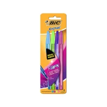 CANETA ESFEROGRAFICA 1.2 MM FASHION C/ 4 CORES BIC