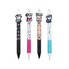 CANETA ESFEROGRÁFICA GEL 0.7 MM AZUL APAGÁVEL PUG CA0219 BRW