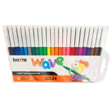CANETA HIDROCOR 24 CORES WAVE 614830 BAZZE TRIS