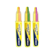CANETA MARCA TEXTO 2 CORES SORTIDAS 06720 ACRILEX