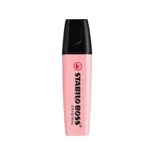CANETA MARCA TEXTO ROSA PASTEL 70/129 STABILO BOSS