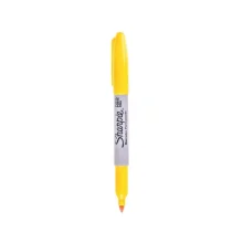 CANETA PERMANENTE FINA AMARELO 1812785 SHARPIE