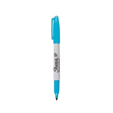 CANETA PERMANENTE FINA AZUL TURQUESA 1789442 SHARPIE