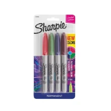 CANETA PERMANENTE FINA C/ 4 CORES 2010956 SHARPIE