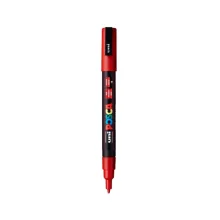CANETA POSCA PC-3M 0.9-1.3 MM VERMELHO UNIBALL